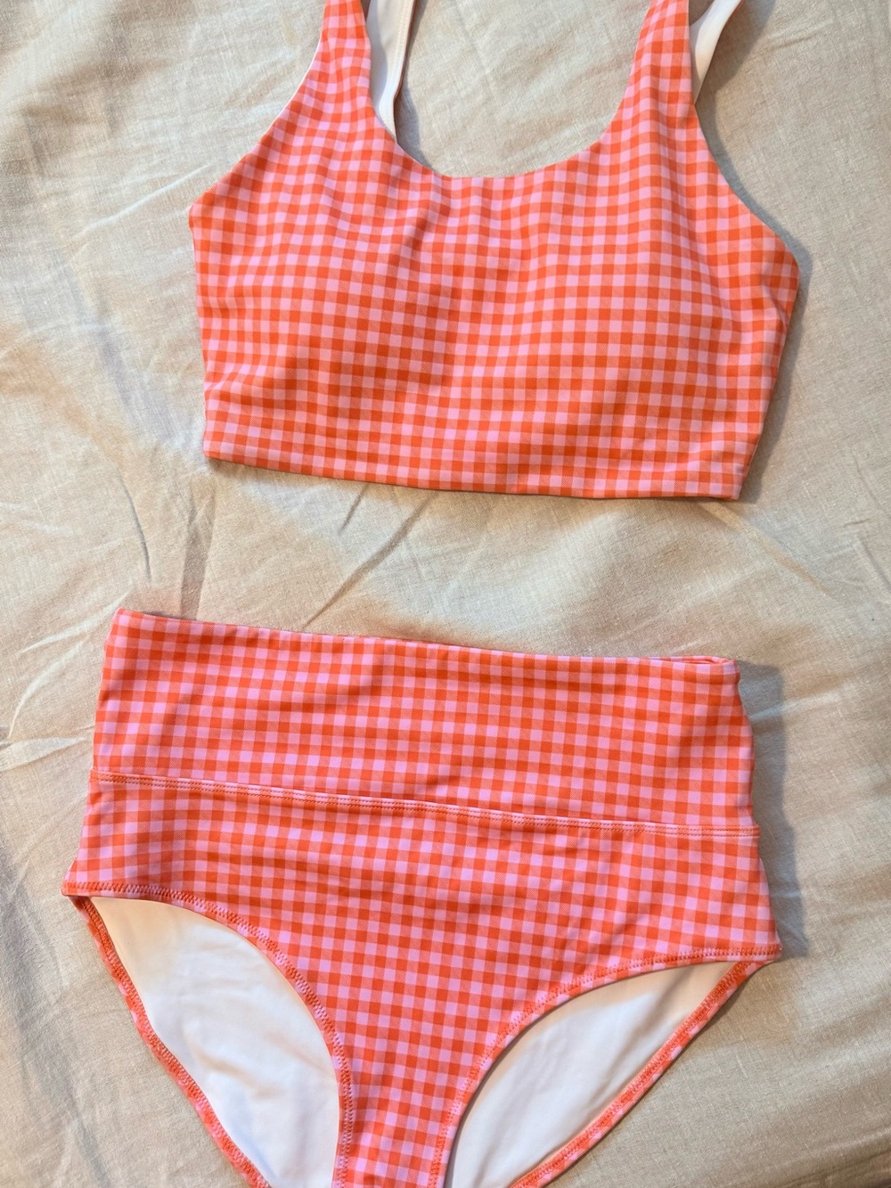 Gingham Bikini Set
